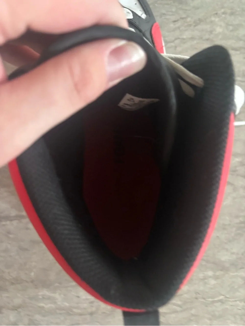 Men’s Red and Black Athletic Shoes 11.5 size